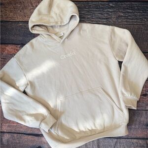 Comfrt Men's Beige Hoodie
